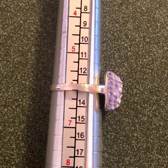 EUC QVC - Chelsea Taylor 925 Ombre Swarovski Crystal Ring, SZ 6 - Picture 11 of 13